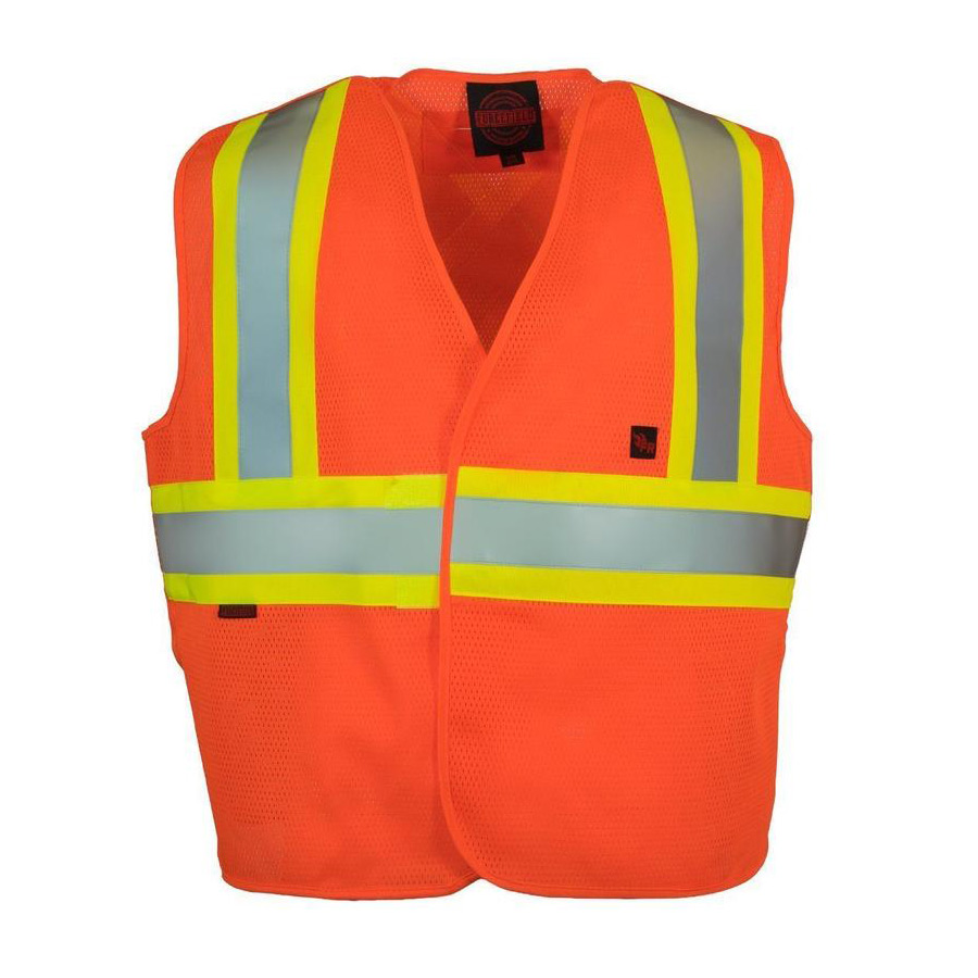 Forcefield Fire Resistant (FR) 5-Point Tear-away Hi Vis Traffic Safety ...