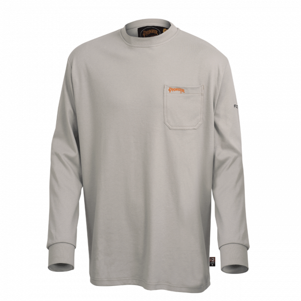 Pioneer FR/ARC Rated 100% Cotton Long-Sleeved Henley Shirt 333