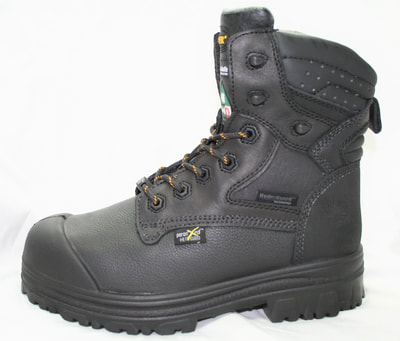 Viper Men's Austin Internal Met Guard 8" Metal Free Work Safety Boot - Black