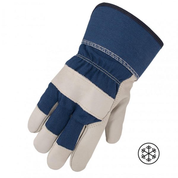 Winter Leather Work Gloves