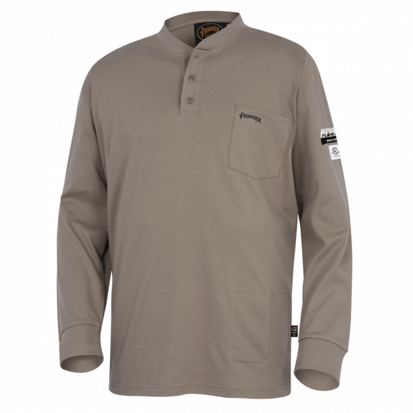 ioneer FR/ARC Rated 100% Cotton Long-Sleeved Henley Shirt 331/332