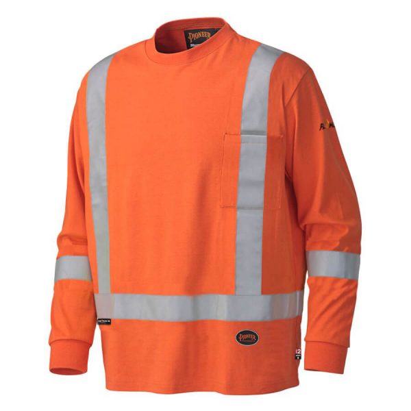 Flame Resistant FR Long-Sleeve Safety Shirt